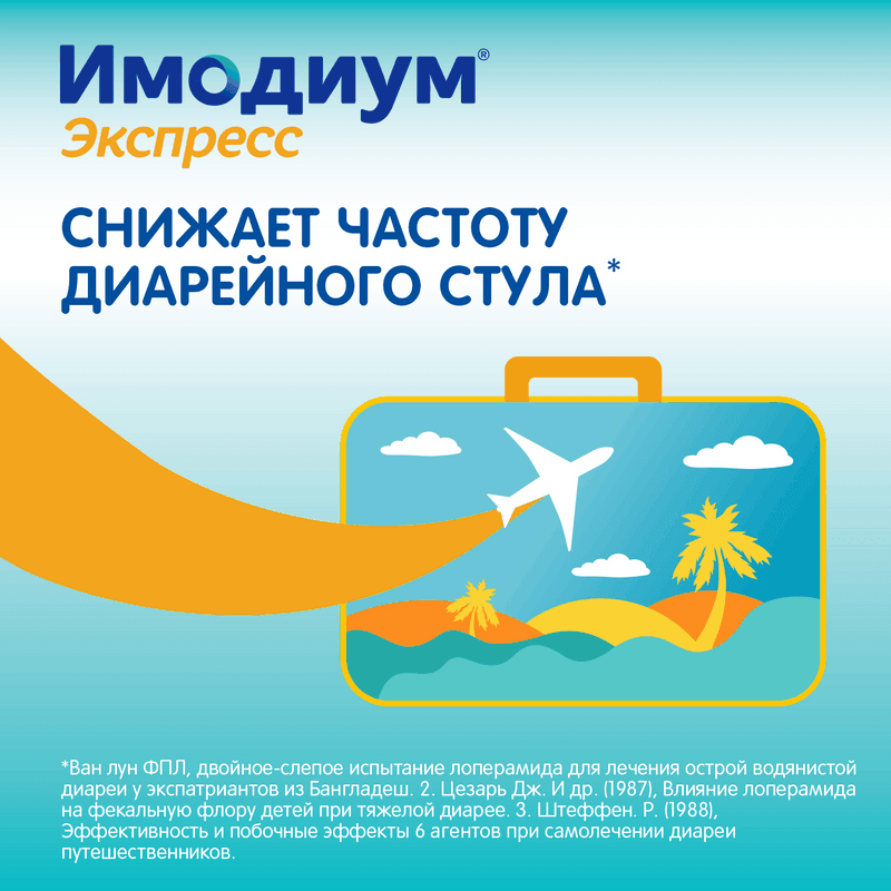 Имодиум Экспресс 2 мг таблетки диспергируемые Мята 10 шт