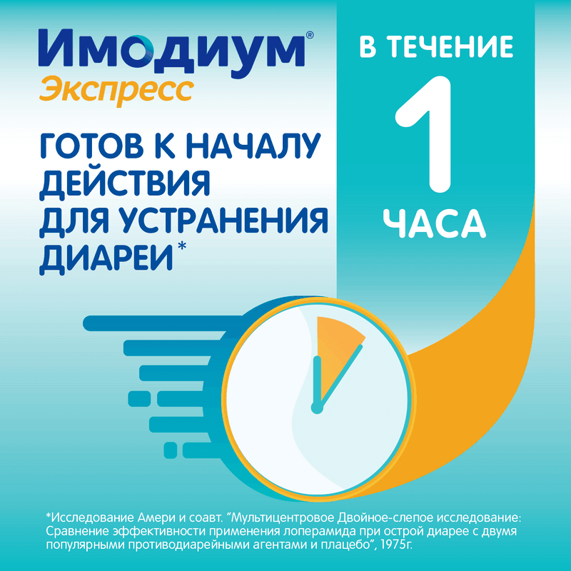 Имодиум Экспресс 2 мг таблетки диспергируемые Мята 20 шт