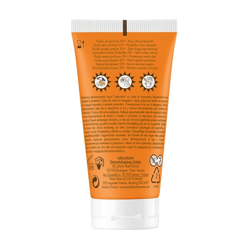 Avene Sun Флюид солнцезащитный для лица ультралегкий SPF 50+ 50 мл