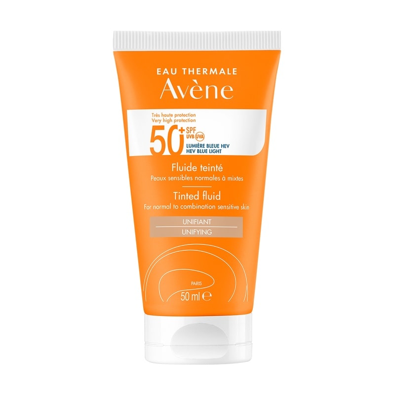 Avene Sun Флюид солнцезащитный для лица с тонирующий SPF 50+ 50 мл
