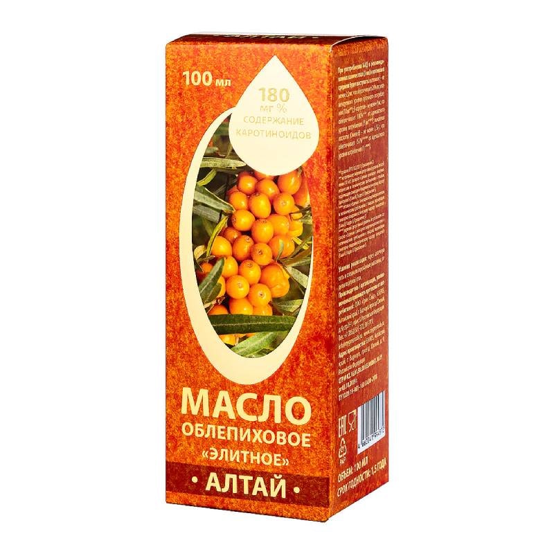 PL Облепиховое масло Элитное Алтай 100 мл