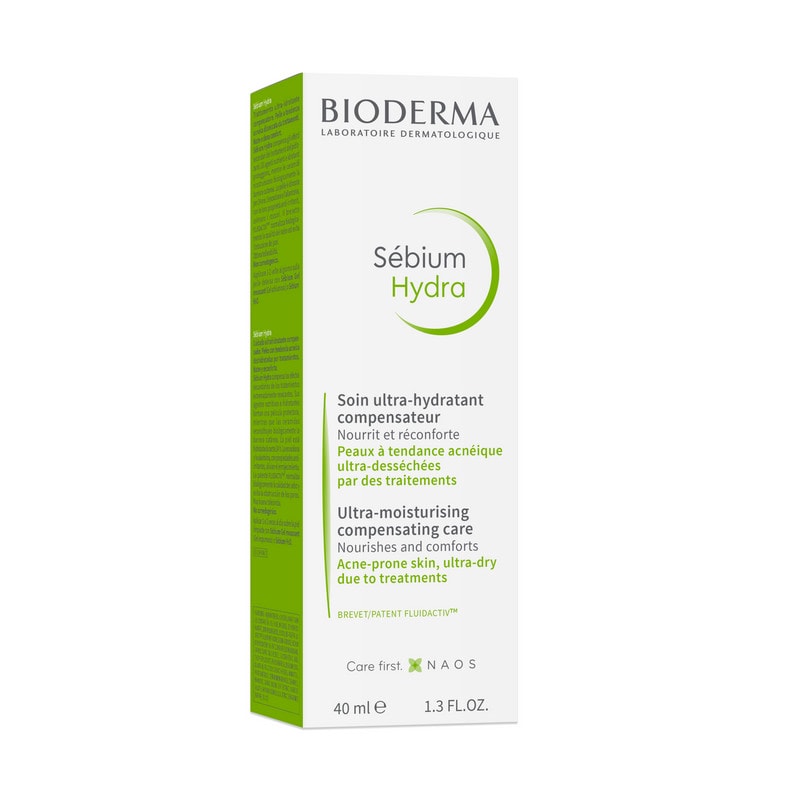 Bioderma Sebium Hydra Крем увлажняющий для пересушенной кожи с воспалениями 40 мл