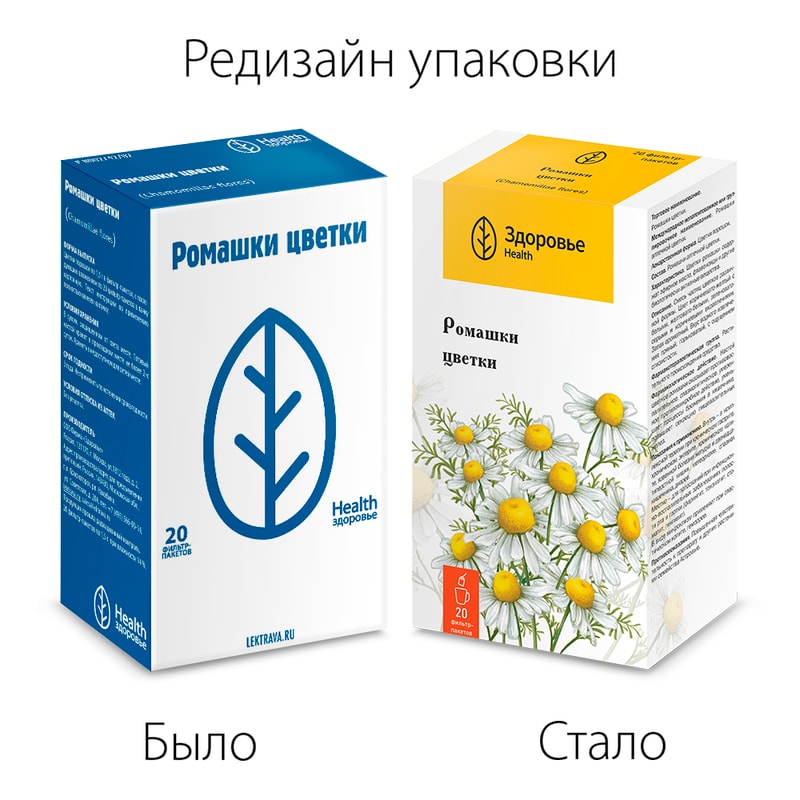 Ромашка цветки фильтр-пакеты 1,5 г 20 шт