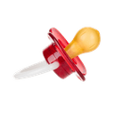 Канпол Пустышка латексная круглая Космос 6-18мес.Красный