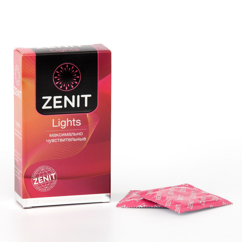 Zenit Lights Презервативы гладкие анатомической формы 12 шт