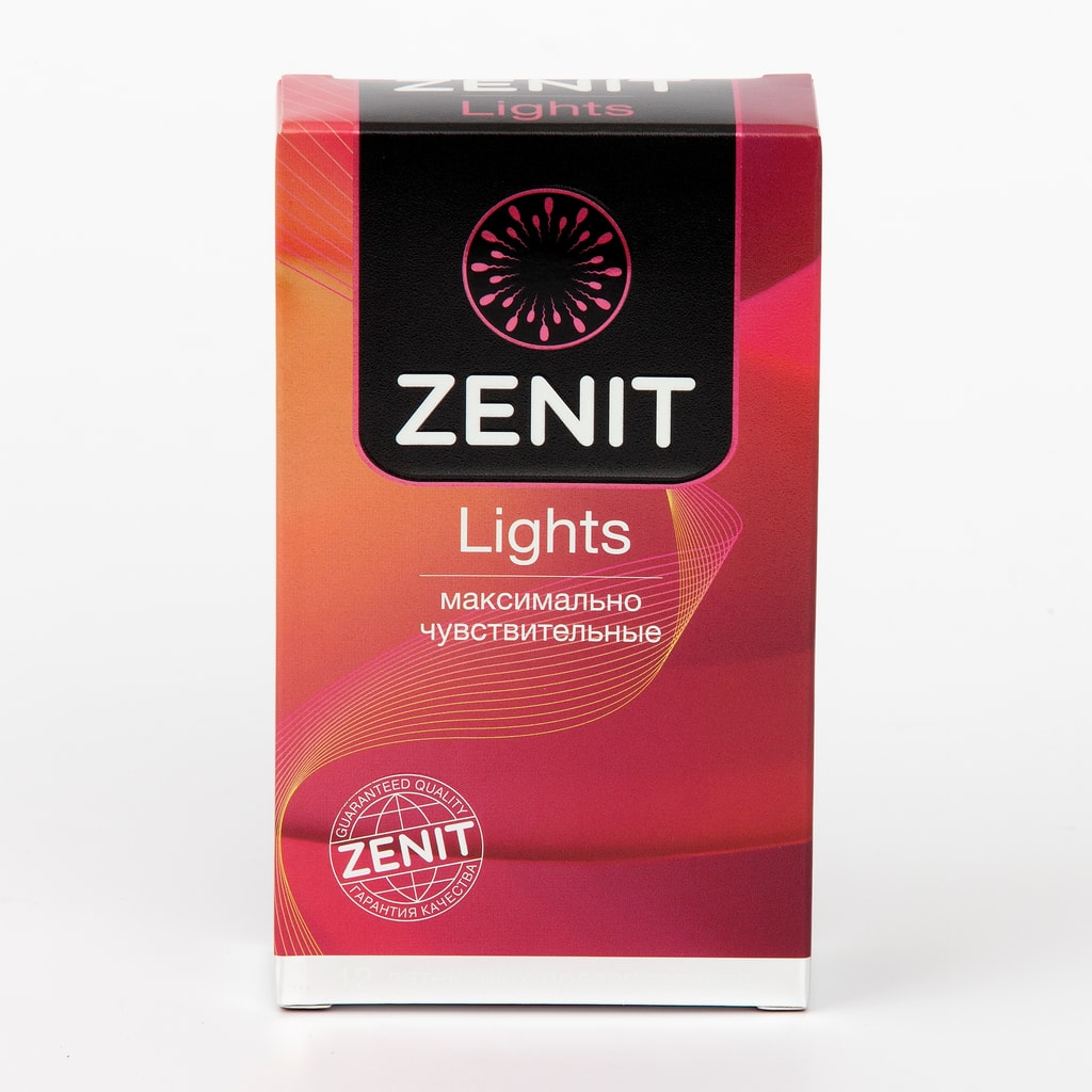 Zenit Lights Презервативы гладкие анатомической формы 12 шт