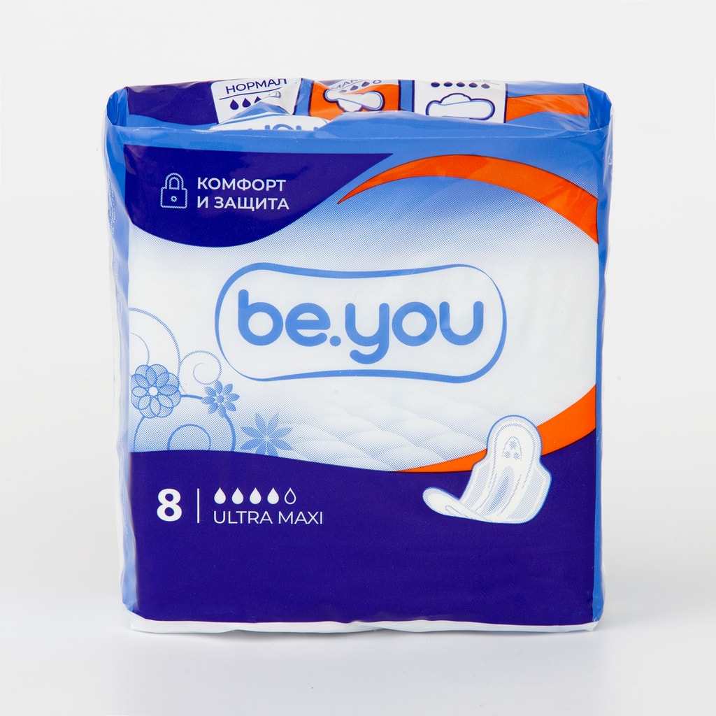 Be You Ultra Maxi Прокладки гигиенические 8 шт