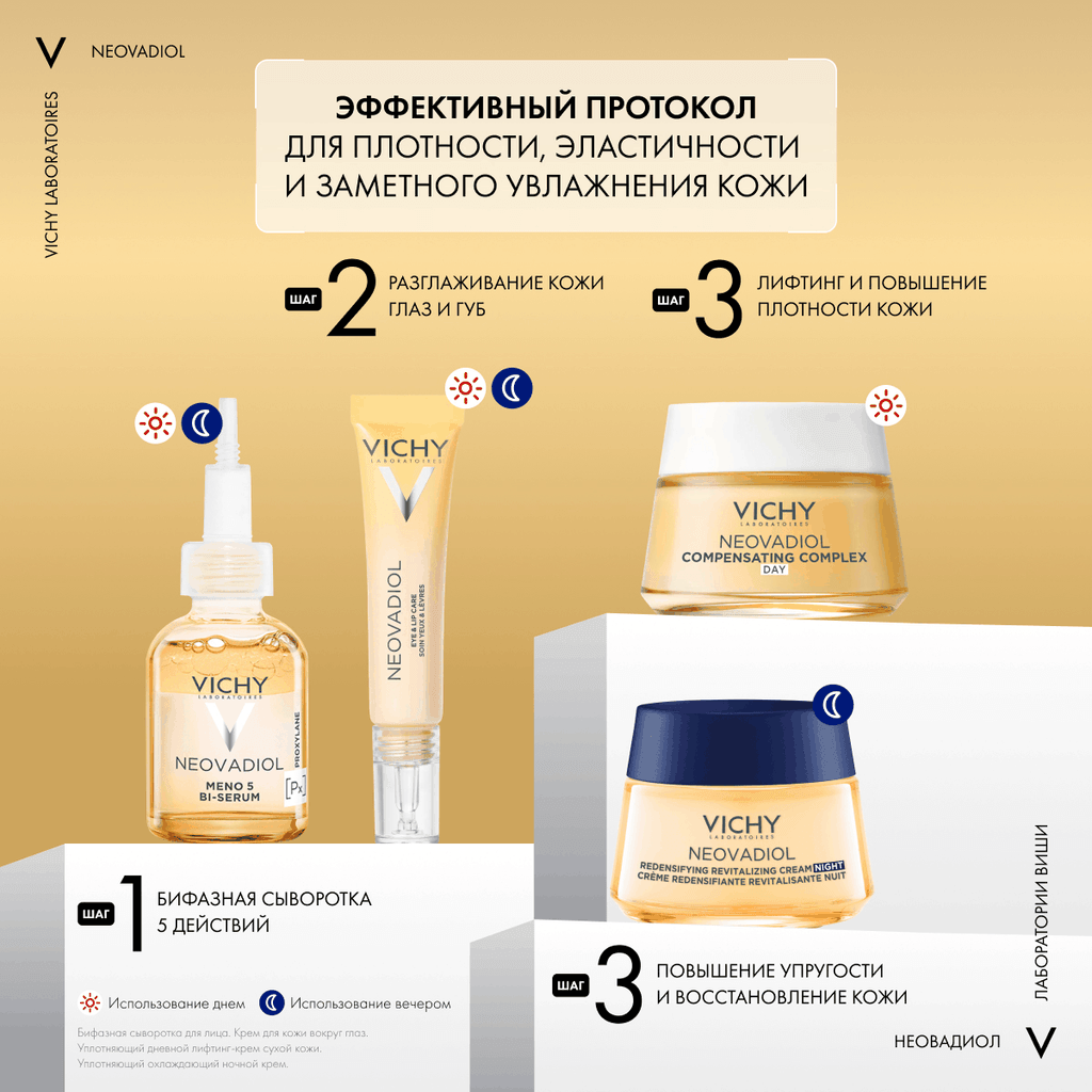 Vichy Neovadiol Дневной антивозрастной лифтинг-крем для нормальной и комбинированной кожи 50 мл