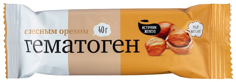 PL Гематоген с лесным орехом 40 г