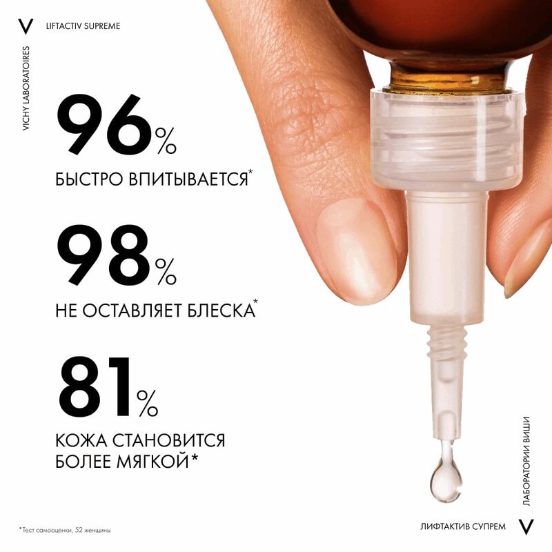 Vichy Liftactiv Supreme Сыворотка концентрированная с витамином С для сияния кожи 20 мл