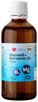 Гроссхертц Магний+Витамин В6 раствор для приема 100 мл