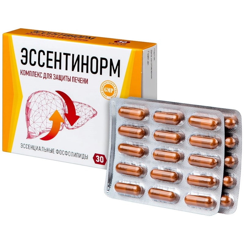 Эссентинорм Комплекс для защиты печени капсулы 30 шт