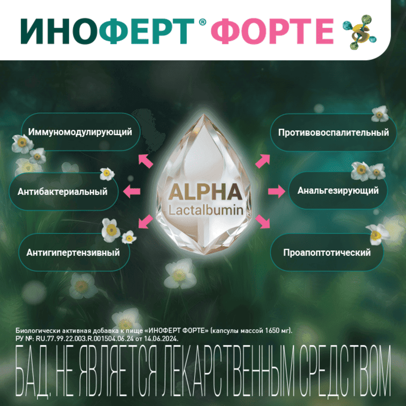 Иноферт Форте капсулы 20 шт