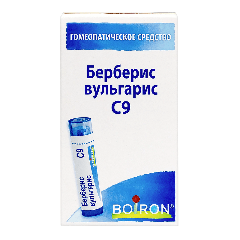 Берберис вульгарис С9 гранулы гомеопатические 4 г