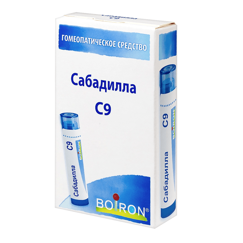 Сабадилла С9 гранулы гомеопатические 4 г