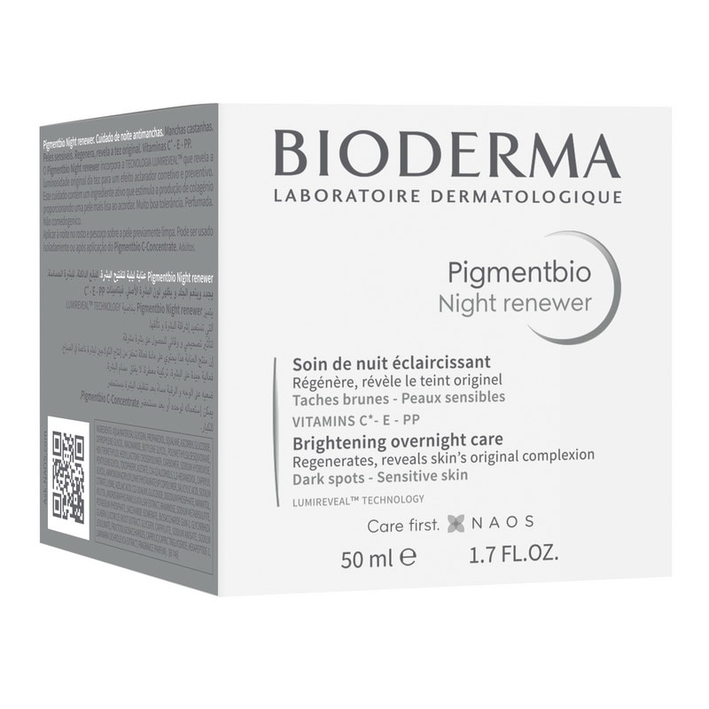 Bioderma Pigmentbio Night renewer Крем ночной осветляющий для кожи с гиперпигментацией 50 мл