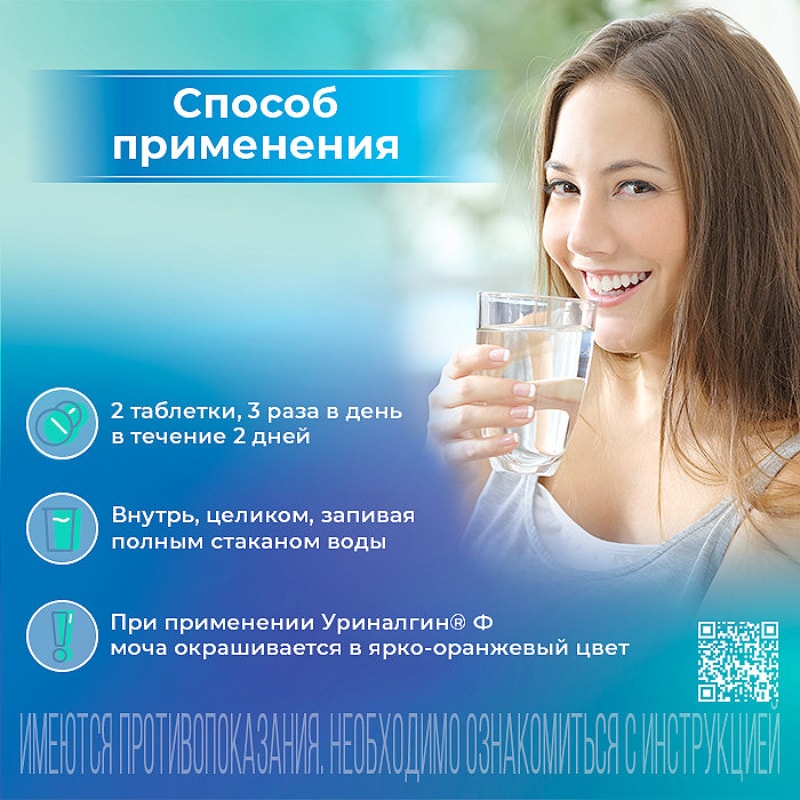 Уриналгин Ф 100 мг таблетки 12 шт