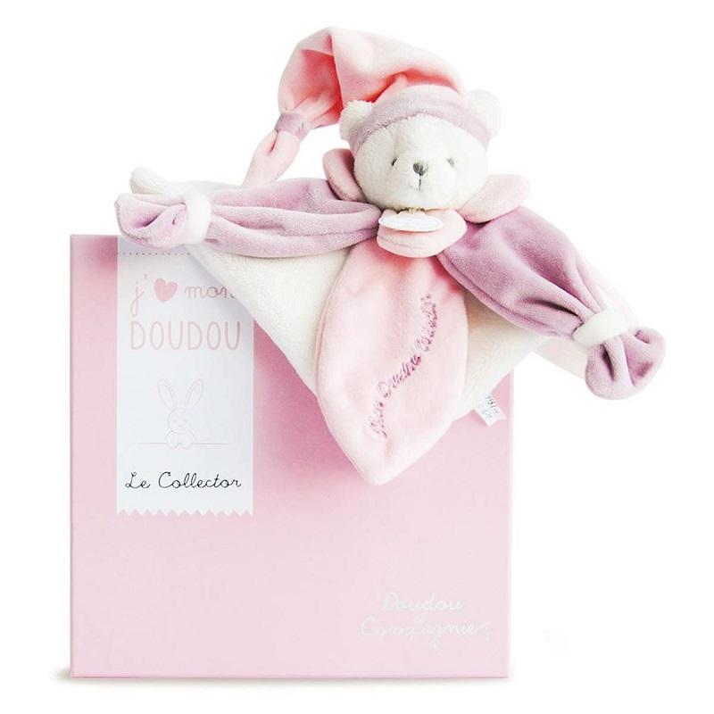 Doudou et Compagnie Комфортер коллекционный Мишка розовый