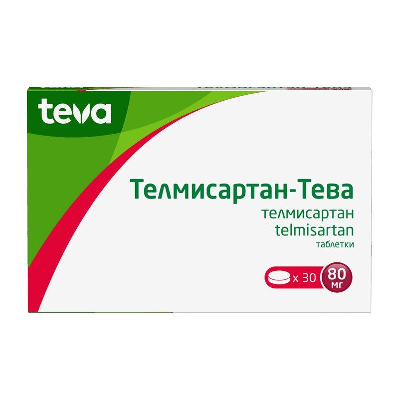 Телмисартан-Тева таблетки 80 мг 30 шт