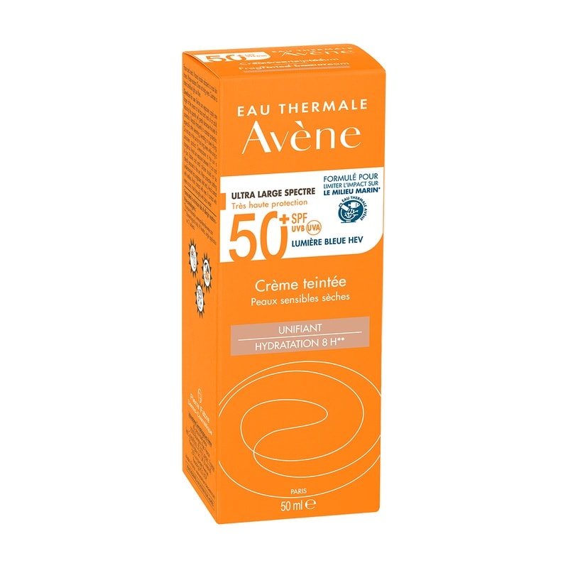 Avene Sun Крем солнцезащитный для лица тонирующий SPF 50+ 50 мл