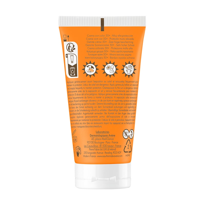 Avene Sun Крем солнцезащитный для лица тонирующий SPF 50+ 50 мл