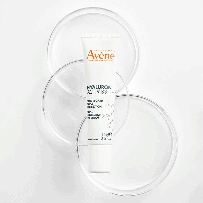 Avene Hyaluron Activ B3 Лифтинг-крем для глаз от морщин отечности и темных кругов 15 мл