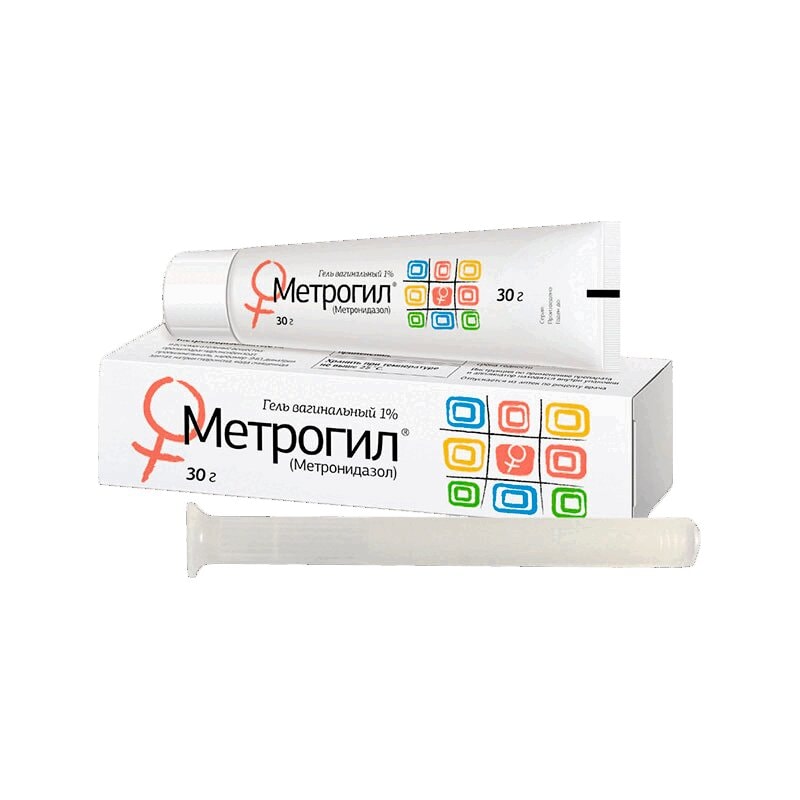 Метрогил 1% гель вагинальный 30 г + аппликатор