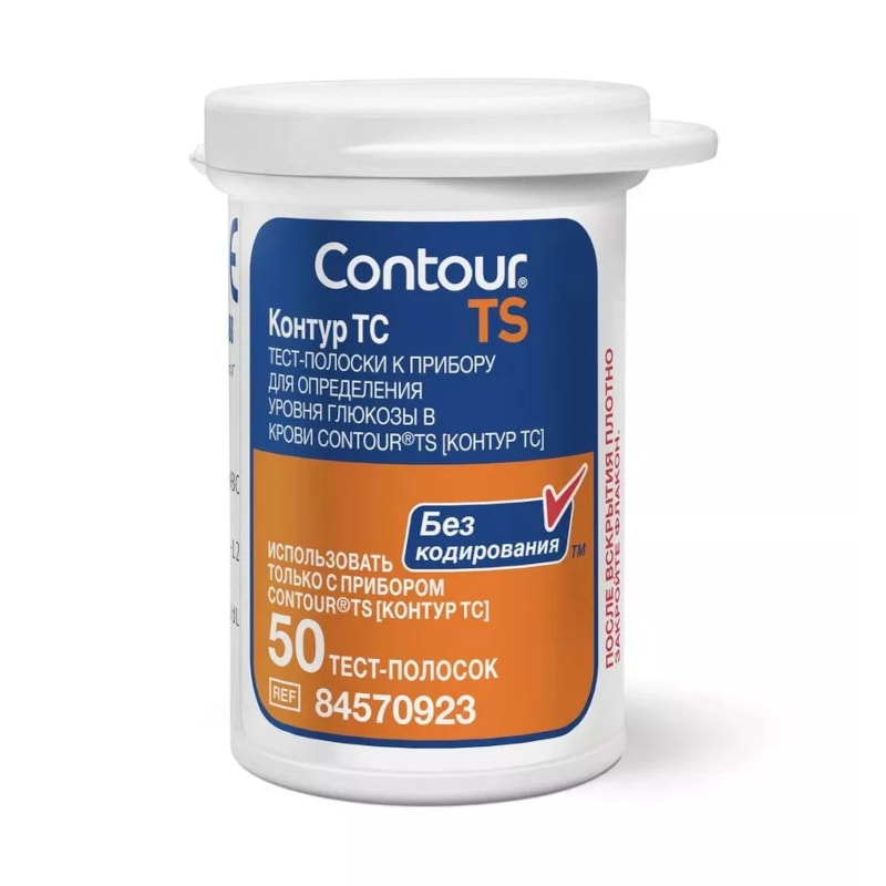 Contour TS Тест-полоски для глюкометра 50 шт+50 шт