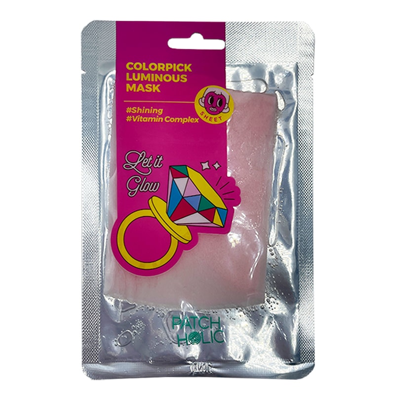 Patch Holic Colorpick Маска для лица с витаминами для сияния кожи 20 мл