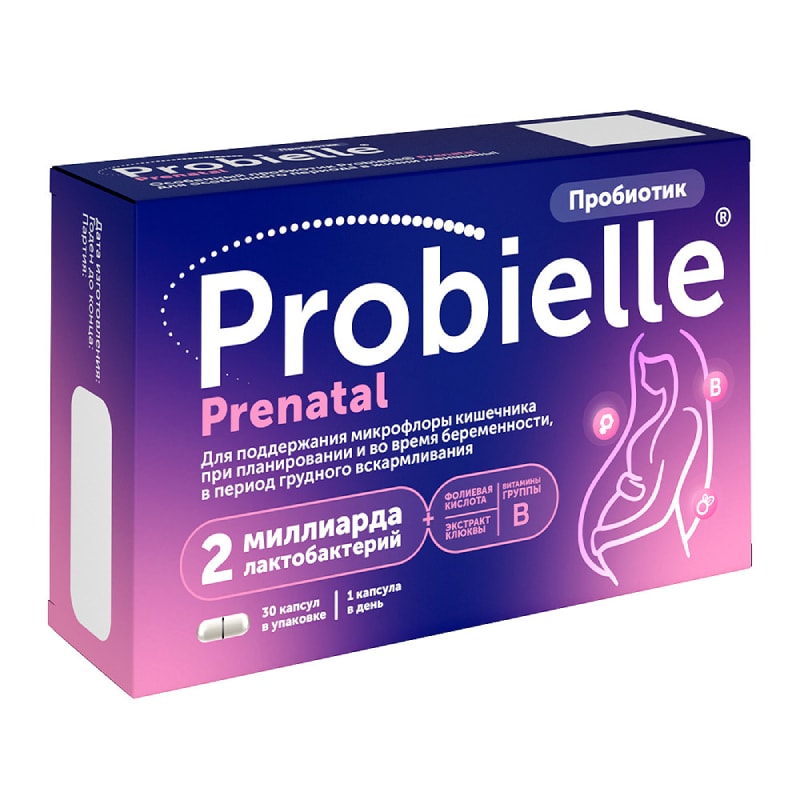 Probielle Prenatal Пробиотик капсулы 30 шт