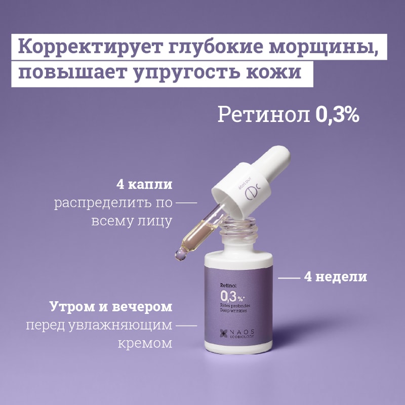 Etat Pur Сыворотка с ретинолом 0,3% от глубоких морщин 15 мл