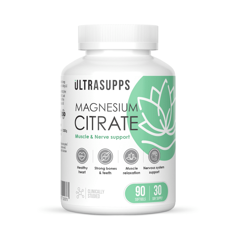 Ultrasupps Магния цитрат капсулы 90 шт