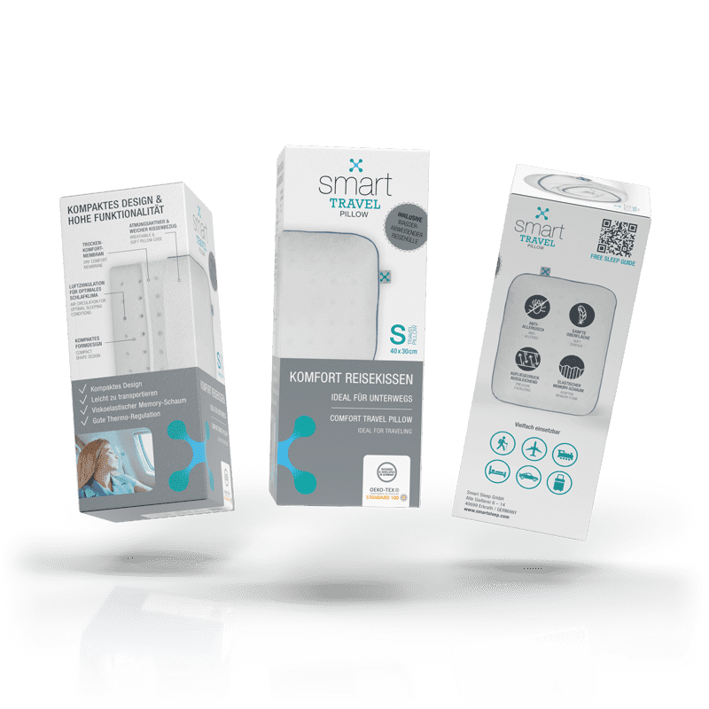 SmartSleep Travel Подушка анатомическая 40 см х 30 см