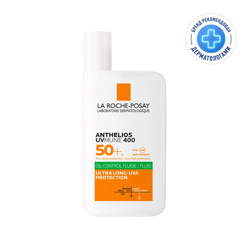 La Roche-Posay Anthelios UVMUNE 400 Флюид солнцезащитный матирующий SPF 50+ 50 мл