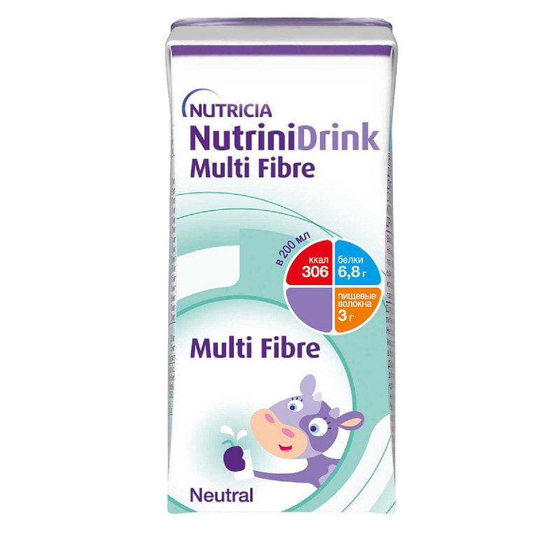 Нутринидринк с пищевыми волокнами детское лечебное диетическое питание 200 мл