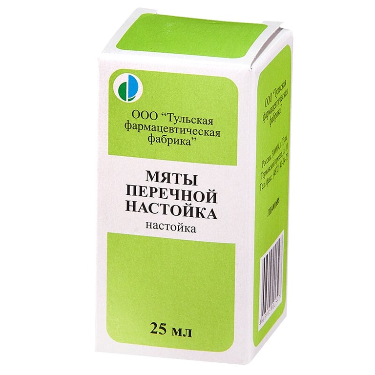 Мяты перечной настойка для приема внутрь 25 мл