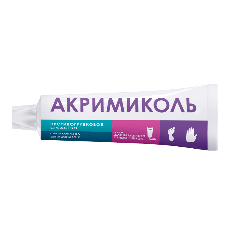 Акримиколь 2% крем для наружного применения 30 г