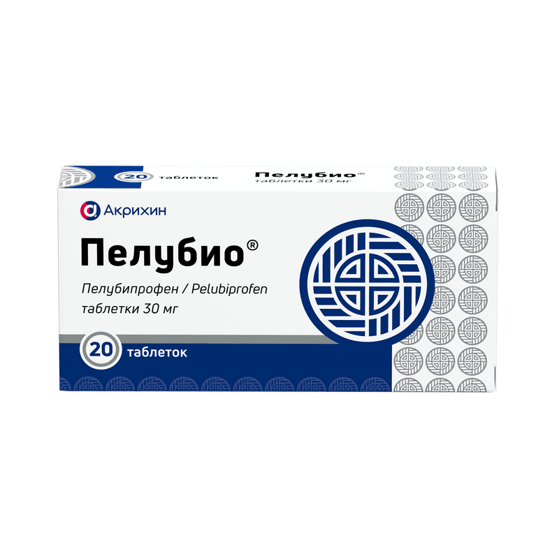Пелубио 30 мг таблетки 20 шт