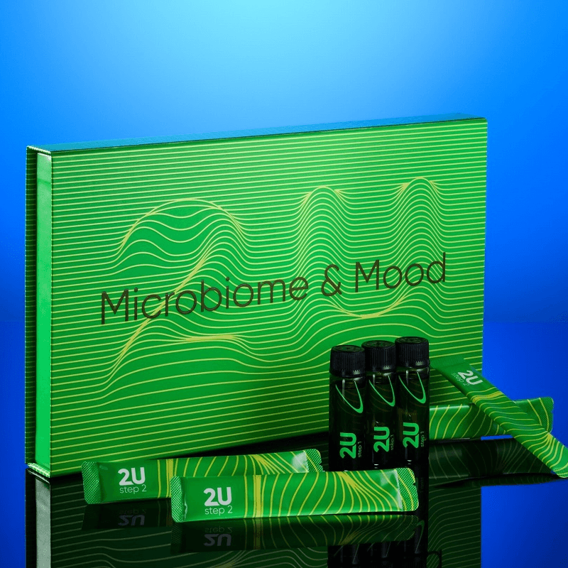 2U Microbiome & Mood жидкость 14 шт + порошок 14 шт