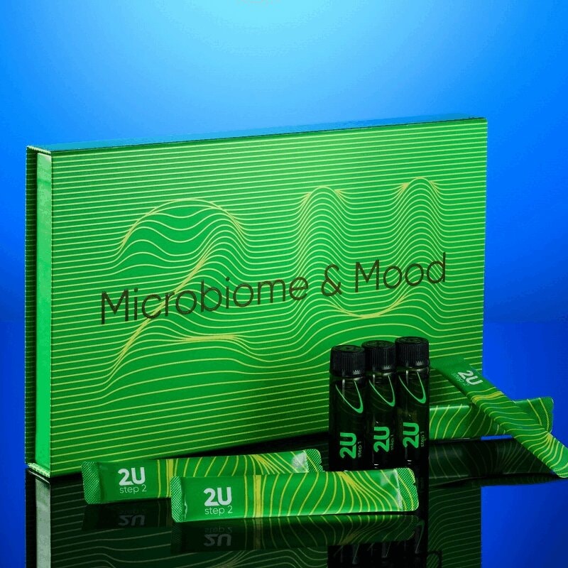 2U Microbiome & Mood жидкость 28 шт + порошок 28 шт