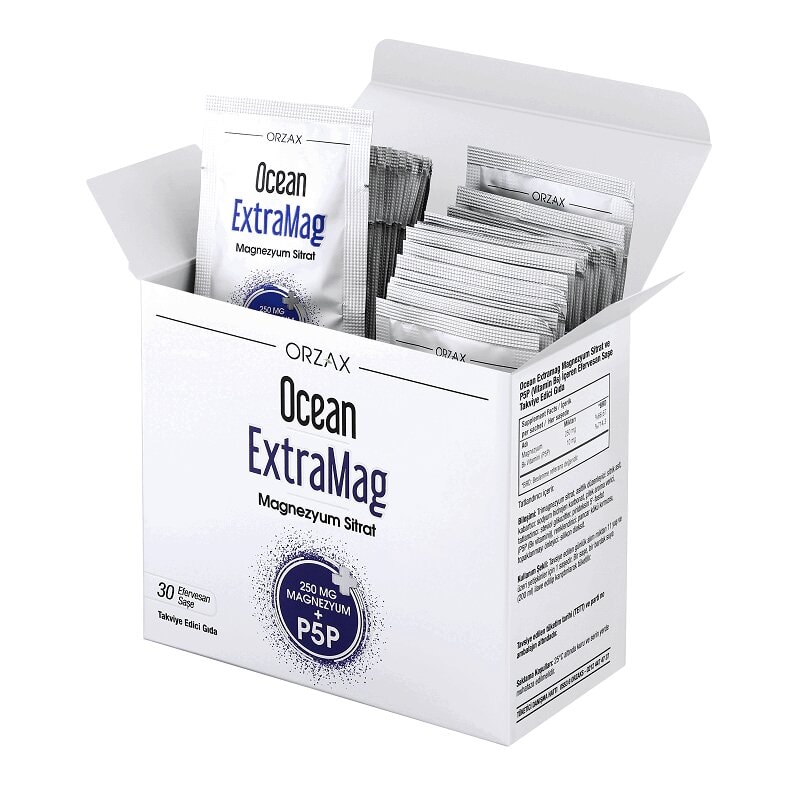 Orzax Ocean Экстрамаг 250 мг порошок Клубника 30 шт