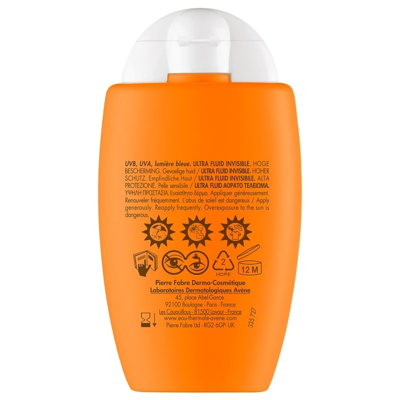 Avene Sun Флюид для лица солнцезащитный ультралегкий невидимый SPF 50 50 мл