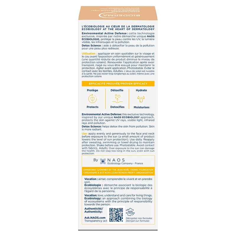 Bioderma Фотодерм Хдефенс Флюид солнцезащитный SPF50+ 40 мл светлый