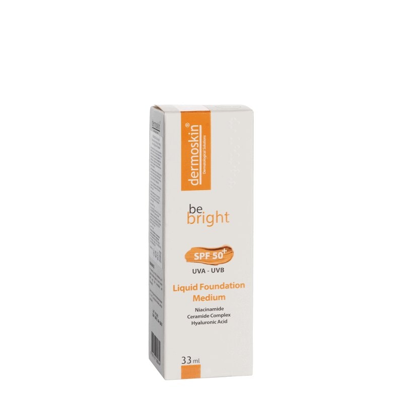 Dermoskin Be Bright Флюид тональный SPF 50 натурально-бежевый 33 мл
