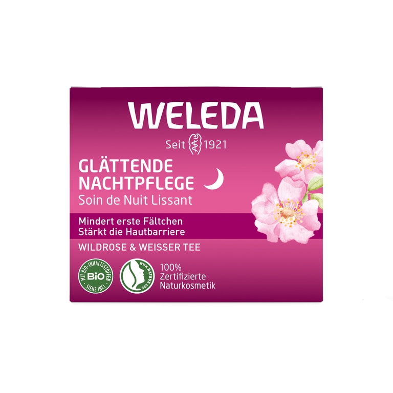 Веледа Роза Крем для лица ночной разглаживающий 40 мл