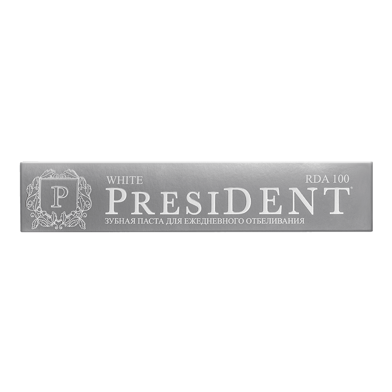 PresiDENT White Зубная паста отбеливающая 75 г