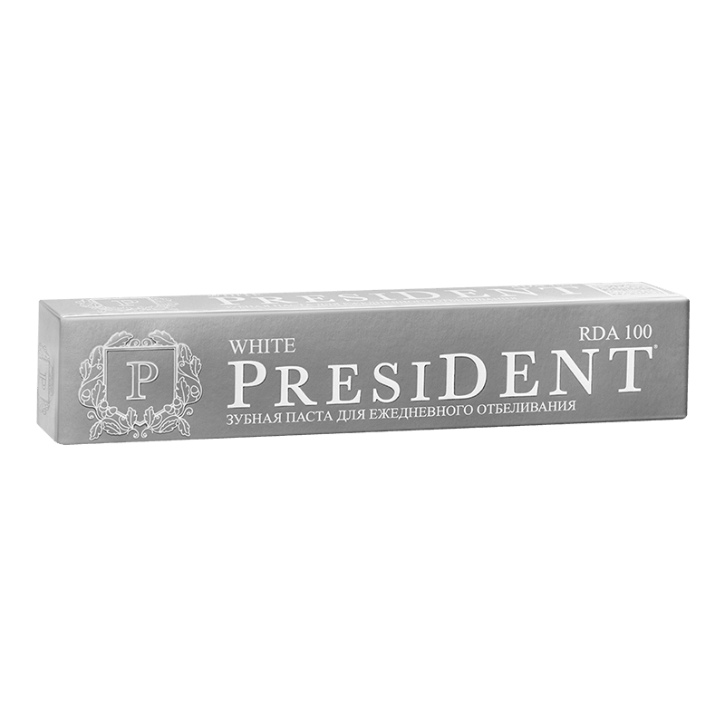 PresiDENT White Зубная паста отбеливающая 75 г