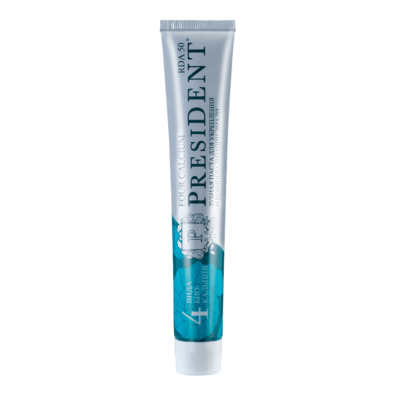 PresiDENT Four Calcium Зубная паста 75 г