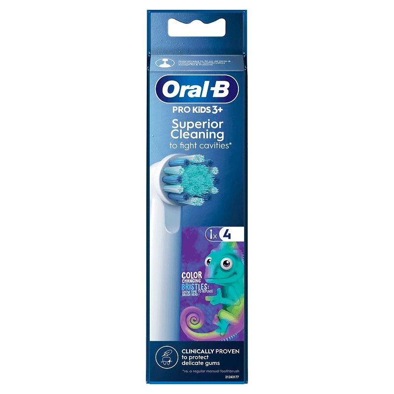 Oral-B Pro Kids Насадки для зубной электрической щетки для детей с 3 лет 4 шт