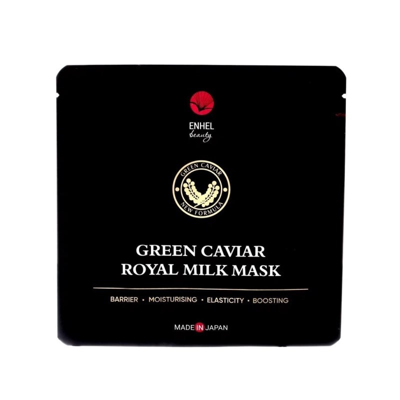 Enhel Beauty Маска для лица молочная королевская с зеленой икрой
